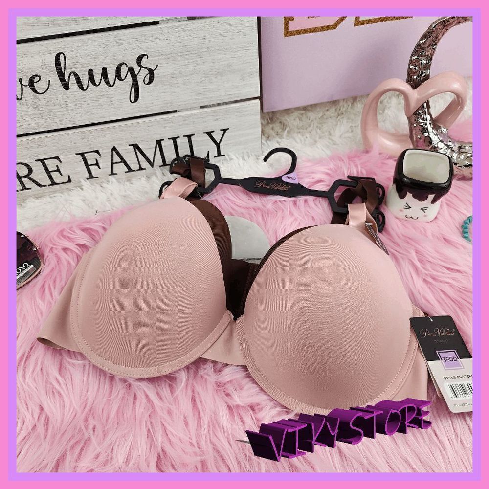NWT {Prima Valentina} 2 Pack Lined T-Shirt Everyday Bras 38 DD NWT